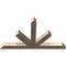 Ekena Millwork Saratoga Smooth Timber Gable Bracket, Douglas Fir, 48"W x 28"H x 3 1/2"D x 3 1/2"F, 14/12 Pitch GBW048X28X0404SAR00SDF - alternate 2